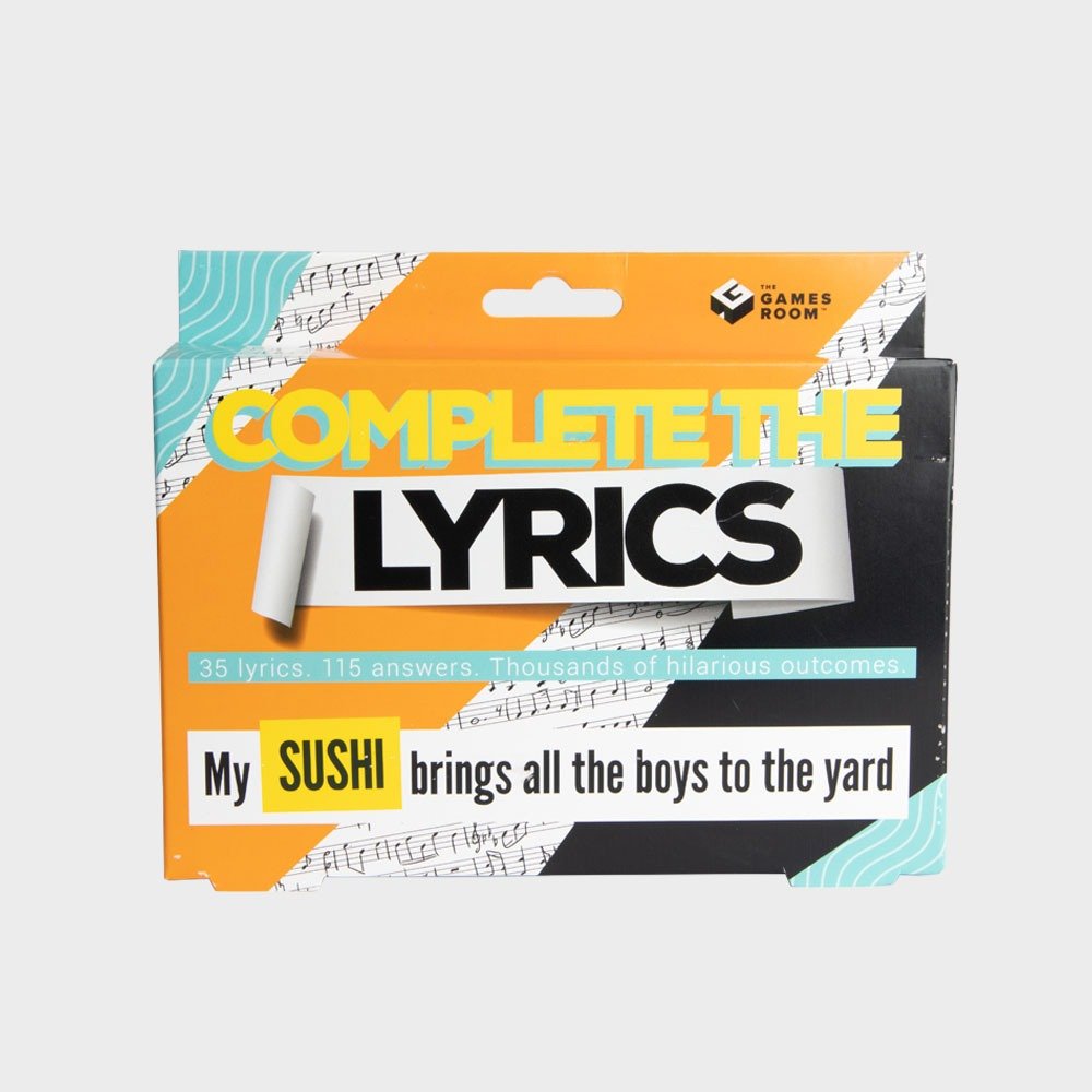 Complete The Lyrics Board Game Now Trending 02 1 