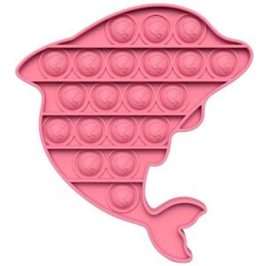 pink dolphin pop it fidget toy tiktok trends now trending