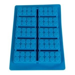 Silicone Brick Ice Tray - Blue