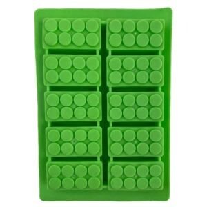 Silicone Brick Ice Tray - Green