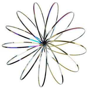 Flo Ring Arm Slinky 12cm Metal Rainbow
