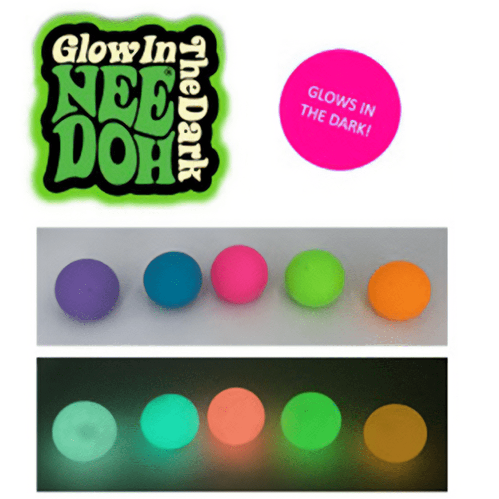 Nee-Doh Stress Ball, Glow-In-The-Dark Toy