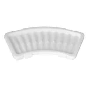 Silicone Bullet Ice Cube Tray - White