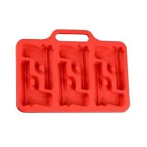 Silicone Gun Ice Tray - Red