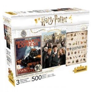 Harry Potter 3x500 pc Puzzle