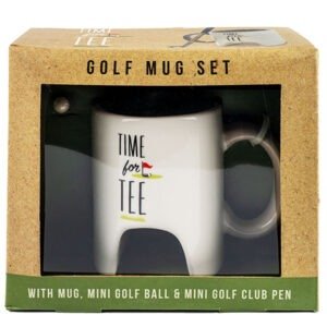 Golf Putting Mug - with Golf Club Pen and Mini Ball