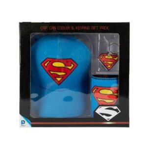 SUPERMAN CAP/COOLER/KEYRING GPACK