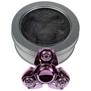 Metallic Pink 3 Bladed Fidget Spinner