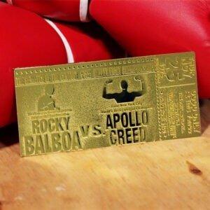 Limited Edition Rocky ll Apollo Creed Fight Ticket