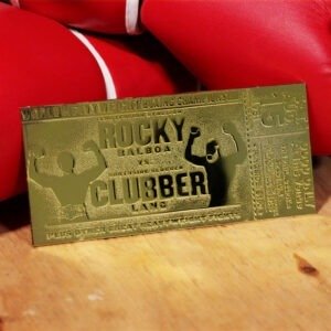 Limited Edition Rocky lll Clubber Lang Fight Ticket