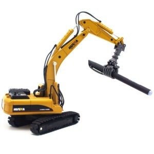 Huina 1:50 Metal Alloy Grab Excavator Diecast Model