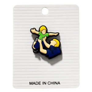 Father and Son Silicone Pin Badge PinPopClub
