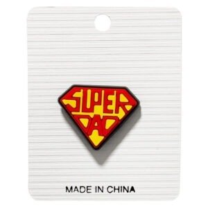 Super Dad Silicone Pin Badge PinPopClub
