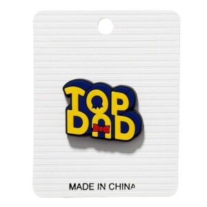 Top Dad Silicone Pin Badge PinPopClub